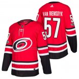Camiseta Hockey Carolina Hurricanes Trevor Van Riemsdyk Primera Autentico 2018 Rojo