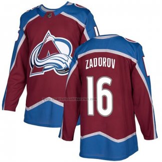 Camiseta Hockey Colorado Avalanche Nikita Zadorov Primera Autentico Rojo