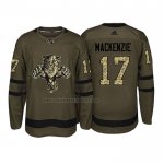 Camiseta Hockey Florida Panthers Derek Mackenzie 2018 Salute To Service Verde Militar