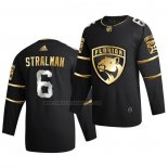 Camiseta Hockey Golden Edition Florida Panthers Anton Stralman Limited Autentico 2020-21 Negro