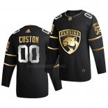 Camiseta Hockey Golden Edition Florida Panthers Personalizada Limited Autentico 2020-21 Negro