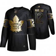 Camiseta Hockey Golden Edition Toronto Maple Leafs Patrick Marleau Autentico Negro