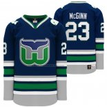 Camiseta Hockey Hartford Whalers Brock Mcginn Heritage Night Throwback Azul