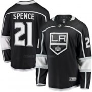 Camiseta Hockey Los Angeles Kings Jordan Spence Primera Premier Breakaway Negro