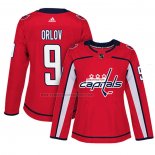 Camiseta Hockey Mujer Washington Capitals Dmitry Orlov Primera Autentico Jugador Rojo