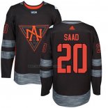 Camiseta Hockey Nino America del Norte Brandon Saad Premier 2016 World Cup Negro