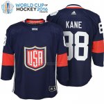 Camiseta Hockey Nino USA Patrick Kane Premier 2016 World Cup Azul