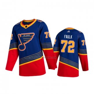 Camiseta Hockey St. Louis Blues Scott Perunovich Primera Premier Breakaway Azul
