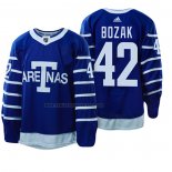 Camiseta Hockey Toronto Maple Leafs Tyler Bozak 1918 Arenas Throwback Azul