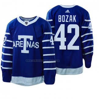 Camiseta Hockey Toronto Maple Leafs Tyler Bozak 1918 Arenas Throwback Azul