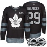 Camiseta Hockey Toronto Maple Leafs William Nylander 1917-2017 100th Aniversario Negro