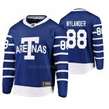 Camiseta Hockey Toronto Maple Leafs William Nylander Throwback Breakaway Jugador Azul