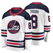 Camiseta Hockey Winnipeg Jets Jacob Trouba Heritage Breakaway Blanco