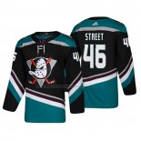 Camiseta Hockey Anaheim Ducks Ben Street Alterno 25th Aniversario Third Autentico Negro