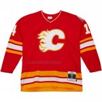 Camiseta Hockey Calgary Flames Theoren Fleury Mitchell & Ness 1988-89 Blue Line Rojo Camiseta Hockey Calgary Flames Theoren Fleury Mitchell & Ness 1988-89 Blue Line Rojo
