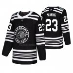 Camiseta Hockey Chicago Blackhawks Brandon Manning 2019 Winter Classic Negro
