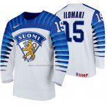 Camiseta Hockey Finlandia Arttu Ilomaki Primera 2020 IIHF World Championship Blanco