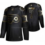 Camiseta Hockey Golden Edition Philadelphia Flyers Bill Barber Retired Jugador Autentico Negro