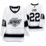 Camiseta Hockey Los Angeles Kings Trevor Lewis Heritage Throwback Blanco