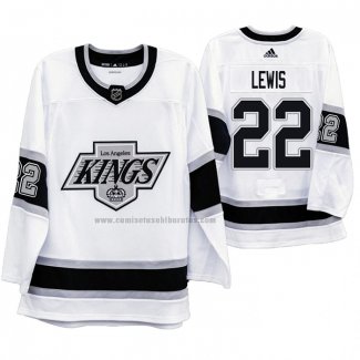 Camiseta Hockey Los Angeles Kings Trevor Lewis Heritage Throwback Blanco