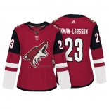 Camiseta Hockey Mujer Arizona Coyotes Oliver Ekman Larsson Autentico Jugador Rojo