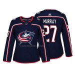 Camiseta Hockey Mujer Columbus Blue Jackets Ryan Murray Autentico Jugador Azul