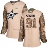 Camiseta Hockey Mujer Dallas Stars Tyler Seguin Autentico 2017 Veterans Day Camuflaje