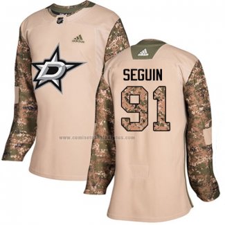 Camiseta Hockey Mujer Dallas Stars Tyler Seguin Autentico 2017 Veterans Day Camuflaje