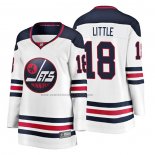Camiseta Hockey Mujer Winnipeg Jets Bryan Little Heritage Breakaway Blanco
