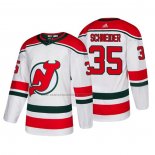 Camiseta Hockey New Jersey Devils Cory Schneider Alterno Autentico Blanco