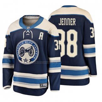 Camiseta Hockey Nino Columbus Blue Jackets Boone Jenner 2019 Alterno Breakaway Azul