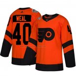 Camiseta Hockey Philadelphia Flyers Jordan Weal Autentico 2019 Stadium Series Naranja