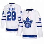 Camiseta Hockey Toronto Maple Leafs Connor Brown Autentico Segunda Blanco