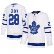 Camiseta Hockey Toronto Maple Leafs Connor Brown Autentico Segunda Blanco