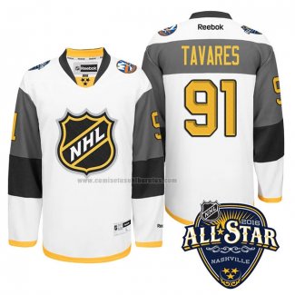 Camiseta Hockey 2016 All Star New York Islanders John Tavares Blanco