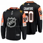 Camiseta Hockey 2018 All Star Chicago Blackhawks Corey Crawford Negro
