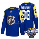 Camiseta Hockey 2018 All Star Tampa Bay Lightning Andrei Vasilevskiy Autentico Azul