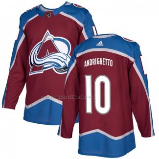 Camiseta Hockey Colorado Avalanche Sven Andrighetto Primera Autentico Rojo