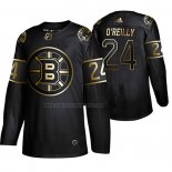 Camiseta Hockey Golden Edition Boston Bruins Terry O'reilly Retired Jugador Autentico Negro