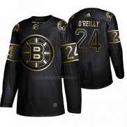 Camiseta Hockey Golden Edition Boston Bruins Terry O'reilly Retired Jugador Autentico Negro