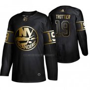 Camiseta Hockey Golden Edition New York Islanders Bryan Trottier Retired Jugador Autentico Negro