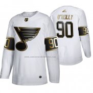 Camiseta Hockey Golden Edition St. Louis Blues Ryan O'reilly Autentico Blanco