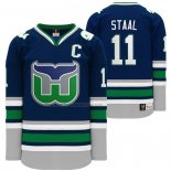 Camiseta Hockey Hartford Whalers Jordan Staal Heritage Night Throwback Azul