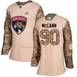 Camiseta Hockey Mujer Florida Panthers Jarojo Mccann Autentico 2017 Veterans Day Camuflaje