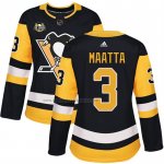 Camiseta Hockey Mujer Pittsburgh Penguins Olli Maatta 50 Anniversary Primera Premier Negro Camiseta Hockey Mujer Pittsburgh Penguins Olli Maatta 50 Anniversary Primera Premier Negro
