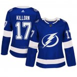 Camiseta Hockey Mujer Tampa Bay Lightning Alex Killorn Autentico Jugador Azul