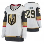 Camiseta Hockey Mujer Vegas Golden Knights Marc Andre Fleury Segunda Breakaway Jugador Blanco