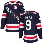 Camiseta Hockey New York Rangers Adam Graves 2018 Winter Classic Azul