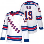 Camiseta Hockey New York Rangers Jesper Fast Autentico Segunda 2018 Blanco
