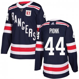 Camiseta Hockey New York Rangers Neal Pionk 2018 Winter Classic Azul